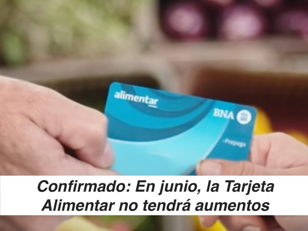 la Tarjeta Alimentar no